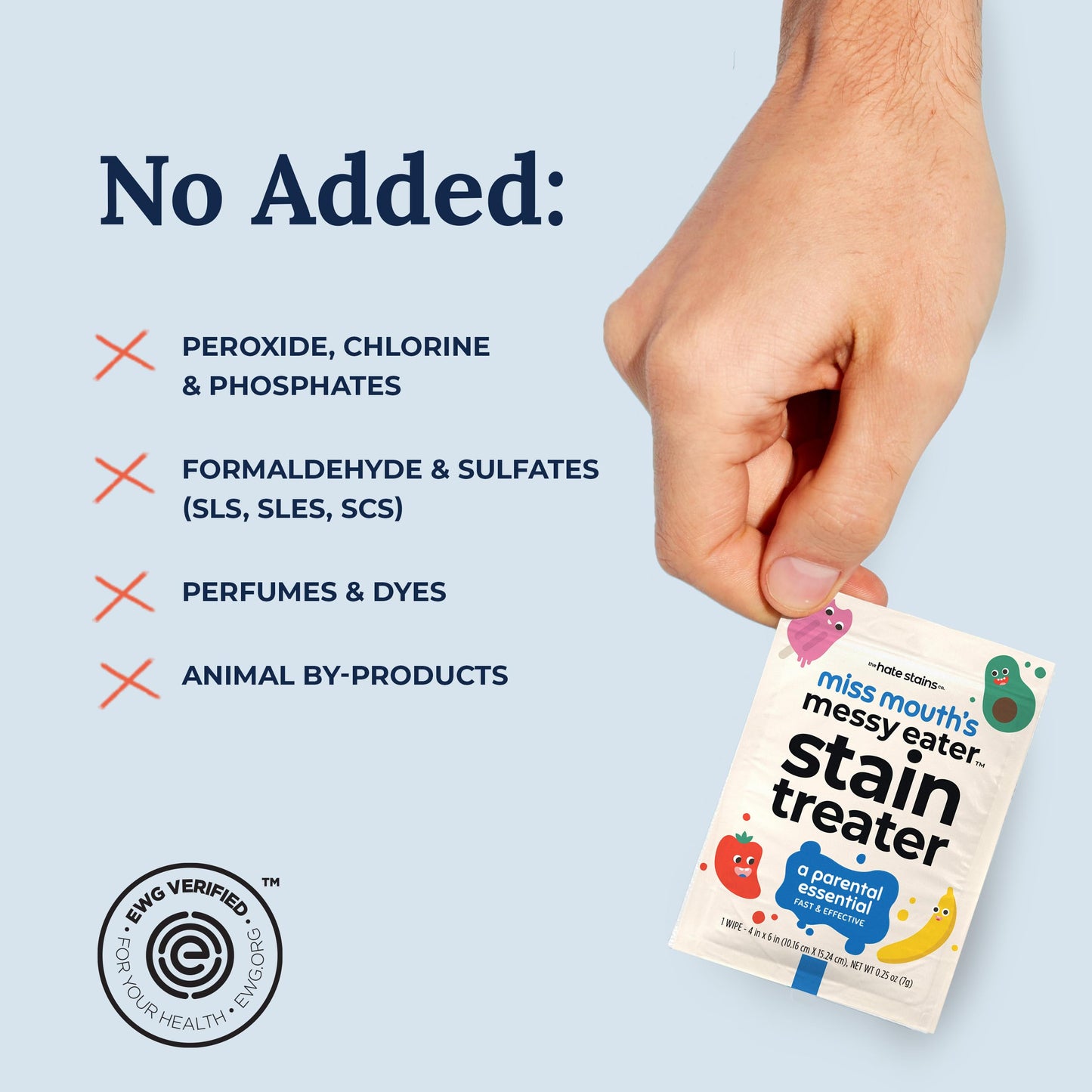 Miss Mouth's Messy Eater Stain Treater Spray - 4oz & 10 Wipes Stain Remover - Newborn & Baby Essentials - No Dry Cleaning Food, Grease, Coffee Off