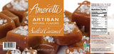 Amoretti - Natural Salted Caramel Artisan Flavor Paste, 8 oz, Perfect For Ice Cream, Beverages, Cakes, and more, Preservative Free, Vegan, Gluten
