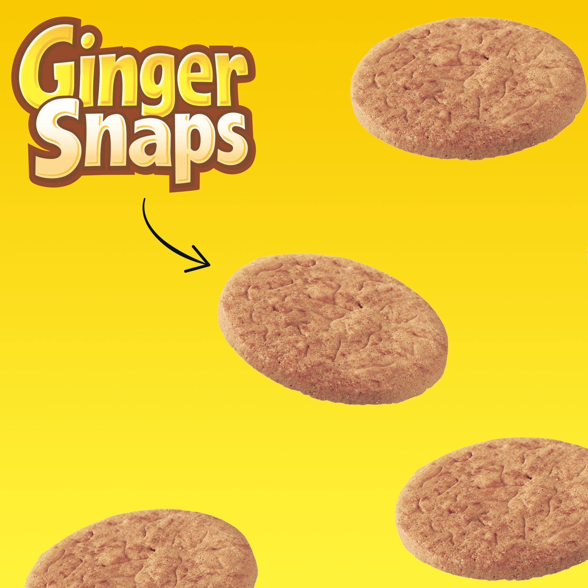 Ginger Snaps Cookies, Ginger Cookies, 16 oz