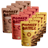 Monkey Brittle Healthy Snacks, Crispy Plant-Based Treats for Kids & Adults, Vegan & Gluten-Free, All-Natural Snack for School, Sports, Camping