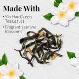 The Republic of Tea Jasmine Jazz Green Full-Leaf Loose Tea | 3.0 Ounce Refill Bag | Steeps 50 Cups