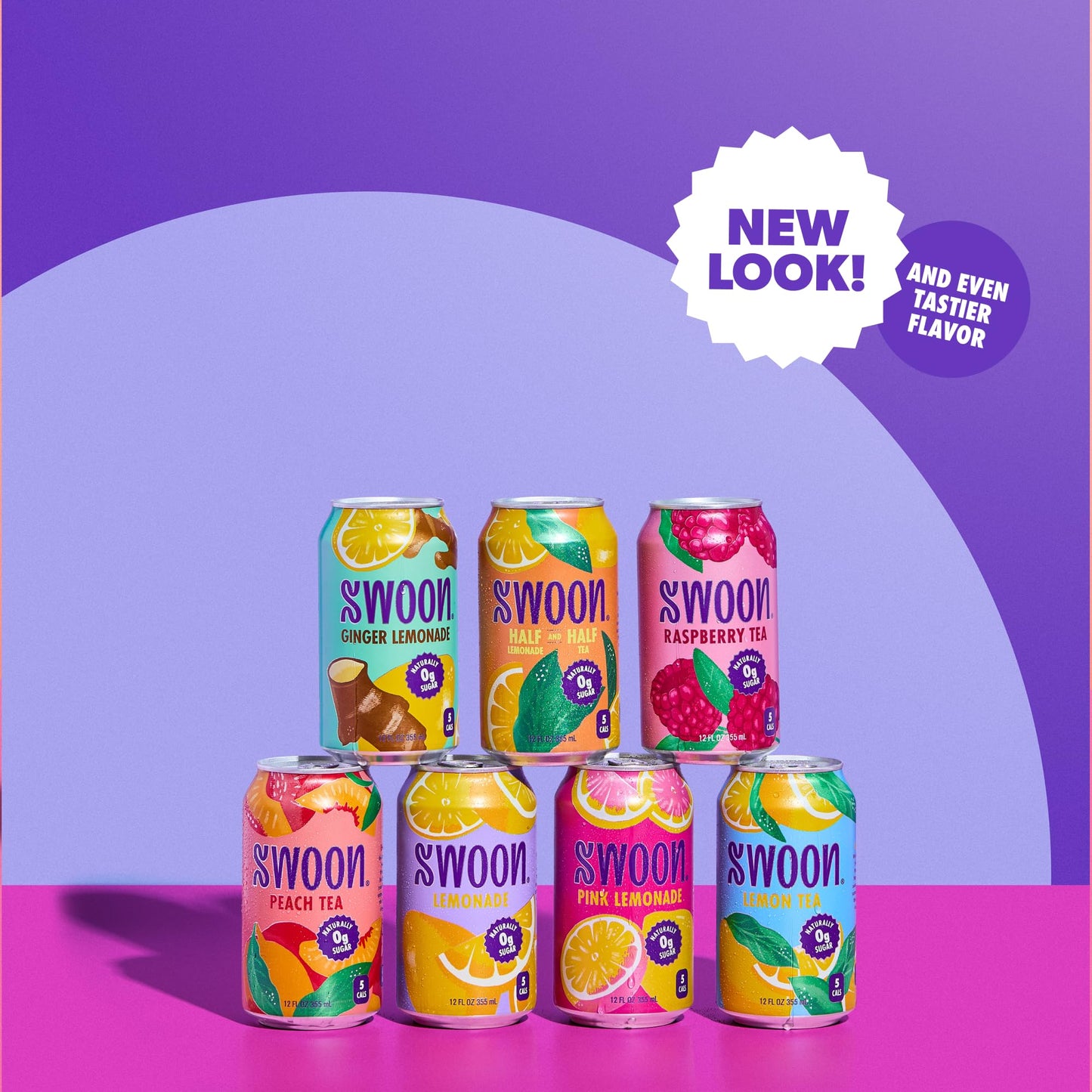 Swoon Best Sellers Pack - Low Carb, Paleo-Friendly, Gluten-Free Keto Drink - Made with 100% Natural Lemon Juice Concentrate, Sugar Free Iced Tea