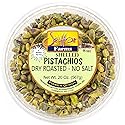 Setton Farms Shelled Pistachio Kernels, Dry Roasted No Salt, 20 Ounce (No Shells, Unsalted) (Also perfect for making Dubai Chocolate)
