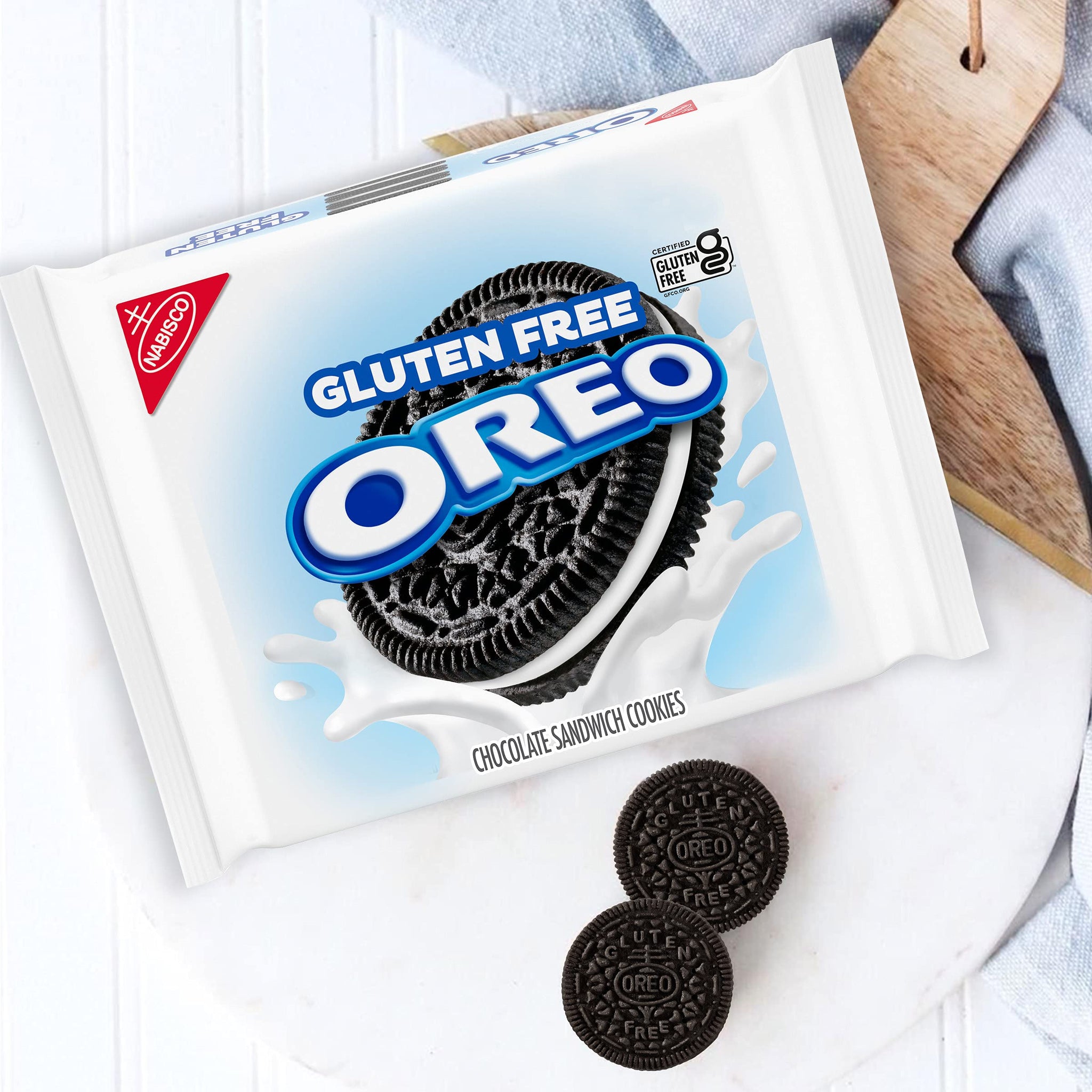 OREO Gluten Free Chocolate Sandwich Cookies, Gluten Free Cookies, 13.29 oz