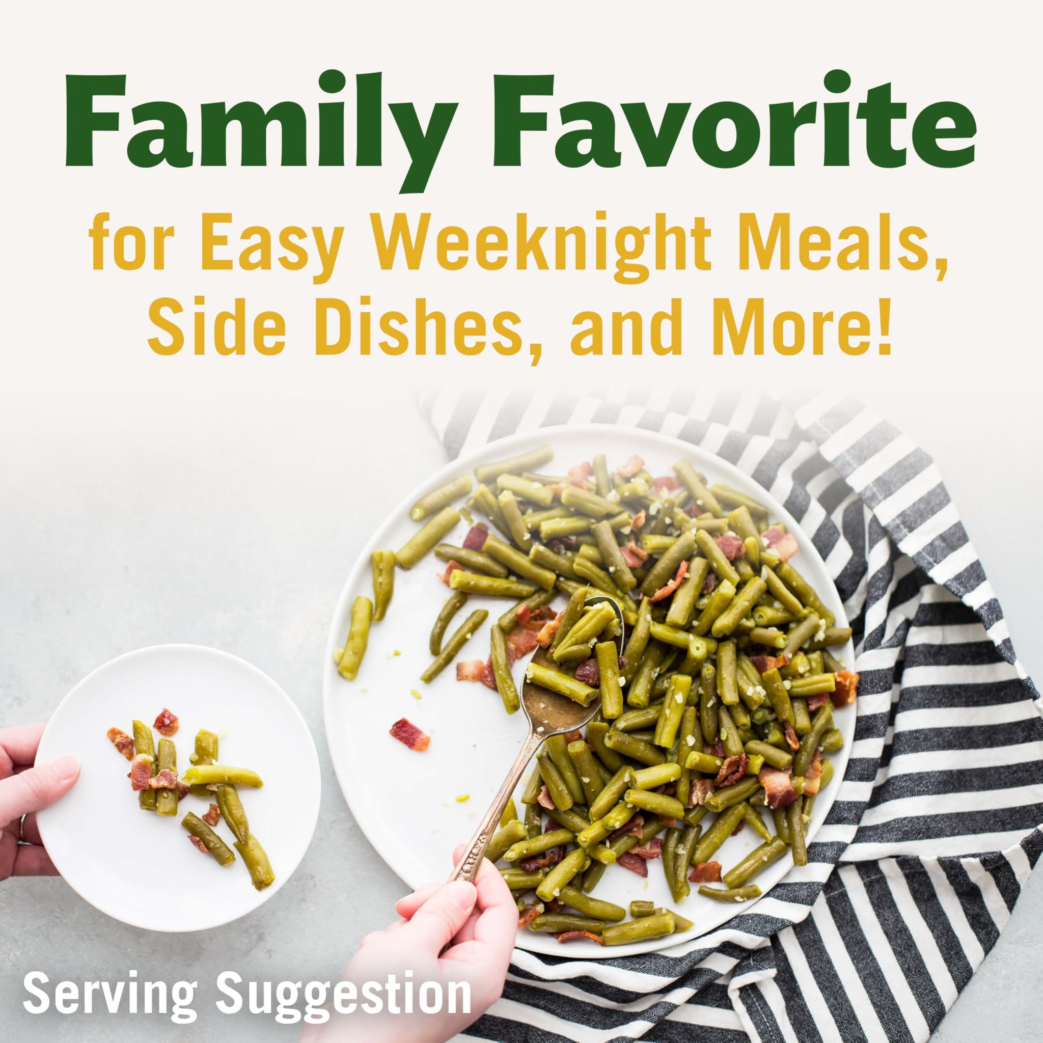 Del Monte Fresh Cut Blue Lake Cut Green Beans 14.5 oz. Can, Canned Vegetables