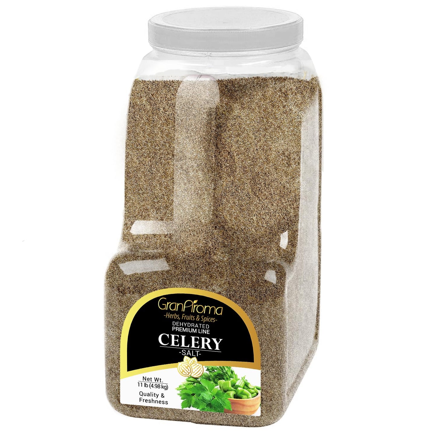 GranAroma Celery Salt, 11 lb, Traditional Seasoning, Bold Flavor, Culinary Salt
