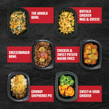 Clean Eatz Hall of Fame Meal Plan Kit, Prepared Frozen Meals, Portion & Calorie-Controlled Entree Pack, Low Calorie, Nutrients Dense, Pack of 6