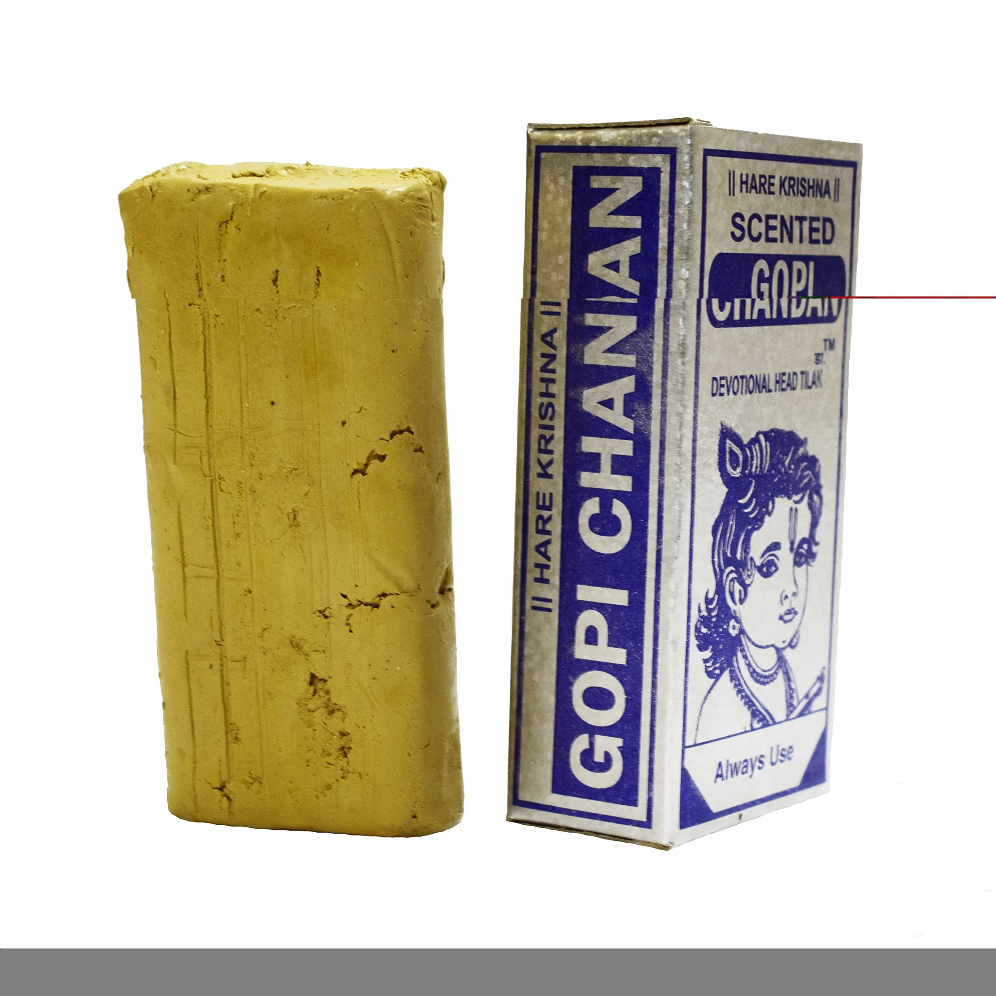 VRINDAVANBAZAAR.COM Gopi Chandan Tilak Powder Stick (Set-Small,Large,ROLL & Tilak)