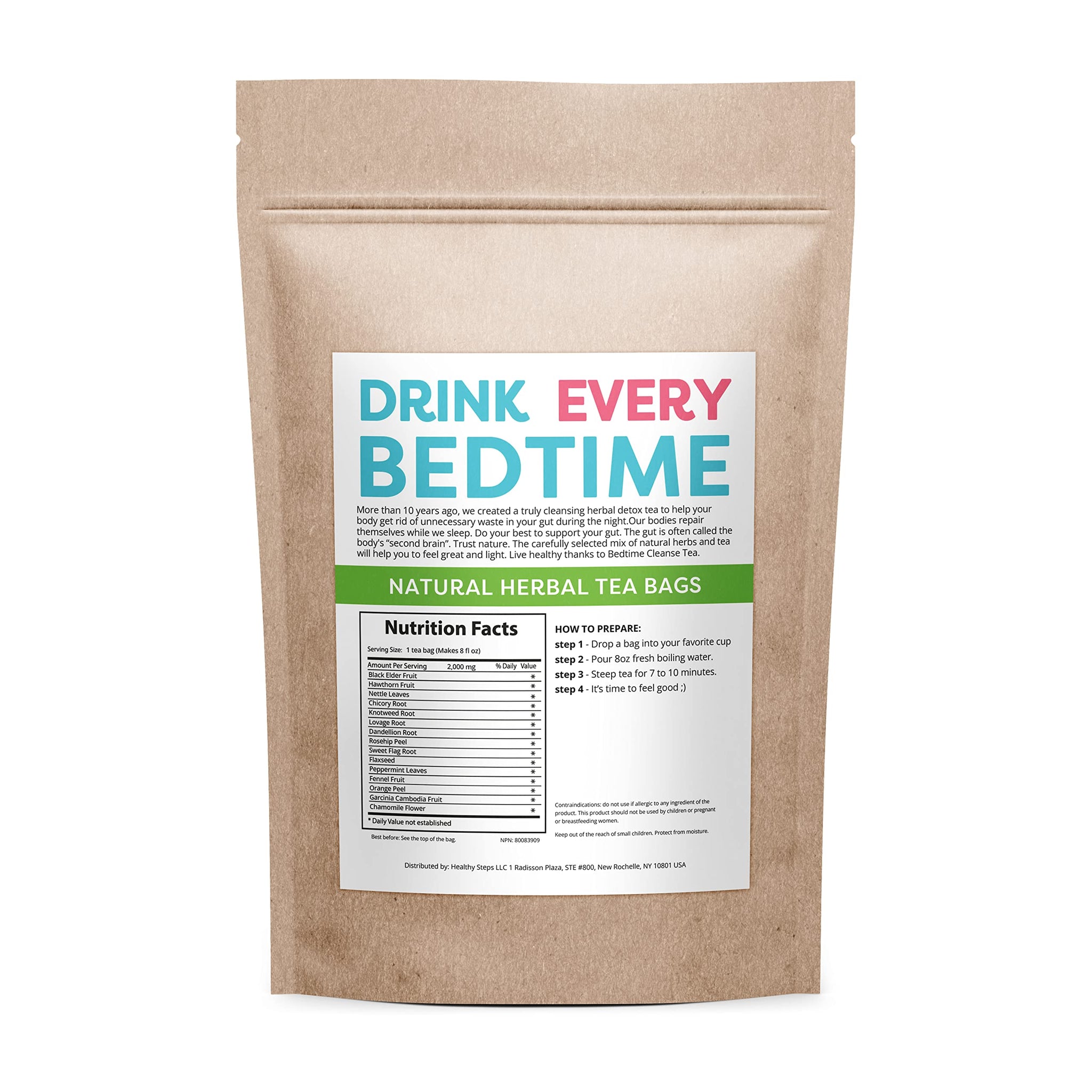 14 Day Teatox: Detox Skinny Herb Tea - Effective Detox Tea - Helps with Bloating and Constipation - Supports Body Cleanse - 100% NATURAL