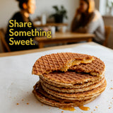 Dutch Waffle Company Cinnamon Stroopwafel Flavored Ground Coffee, 12 oz, Arabica Coffee with Caramel, Brown Sugar & Butter Cookie Notes, Limited