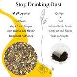 MyRoyalte Exquisite Jasmine Lychee White Tea Blend - 1.3 oz Fragrant White Tea Infused with Sweet Jasmine and Refreshing Lychee Flavors - 100% Natural