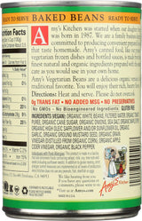 Amys, Beans Baked Vegetarian Organic, 15 Ounce