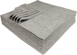 Udderly Clean Ultra-Cut Absorbent Microfiber Towels, Silver-Embedded, Lint & Scratch-Free, for Home, Lab, & Dairy Industry Use, 12x12 Inches 25-Pack