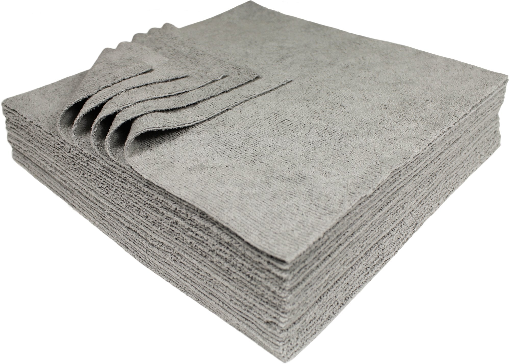Udderly Clean Ultra-Cut Absorbent Microfiber Towels, Silver-Embedded, Lint & Scratch-Free, for Home, Lab, & Dairy Industry Use, 12x12 Inches 25-Pack