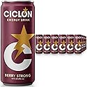 Ciclon Energy Drink Berry Strong Flavor 24 Cans (10 Fl Oz)