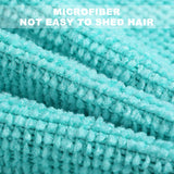 Luiruey Microfiber Cleaning Cloth Rags in A Box (20 Count) - 7.9" x 7.9" Reusable for Cars - Edgeless Terry Towels, Small Microfiber for Home, Kitchen