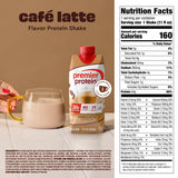 Premier Protein Shake, Café Latte with Caffeine for Energy - 30g Protein, No Added Sugar, 24 Vitamins & Minerals to Support Immune Health, 11 fl oz