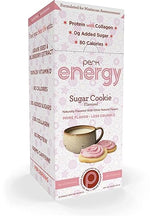 Perk Energy Drink Mix (Sugar Cookie) 10 Stick Packs - Caffeinated Healthy Coffee Alternative with Protein, 100mg of Caffeine, Gluten-Free, Soy-Free