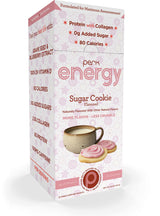 Perk Energy Drink Mix (Sugar Cookie) 10 Stick Packs - Caffeinated Healthy Coffee Alternative with Protein, 100mg of Caffeine, Gluten-Free, Soy-Free