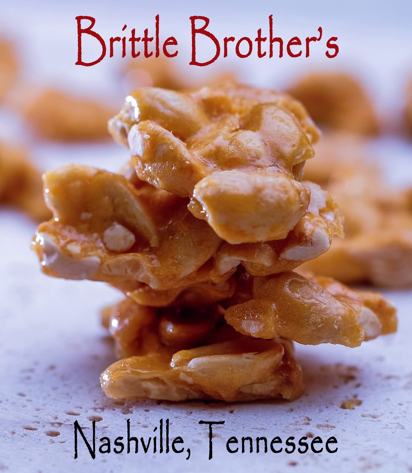 Brittle Brothers Nashville Hot Peanut Brittle - 16 oz Gift Box - Gourmet Candy