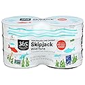 365 by Whole Foods Market, Skipjack Tuna in Water No Salt Added, 30 Ounce, 6 Pack