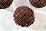Bakerpan Premium Rolled Brown Fondant for Cake Decorating - 1 Pound, Chocolate Flavor (Made in USA)