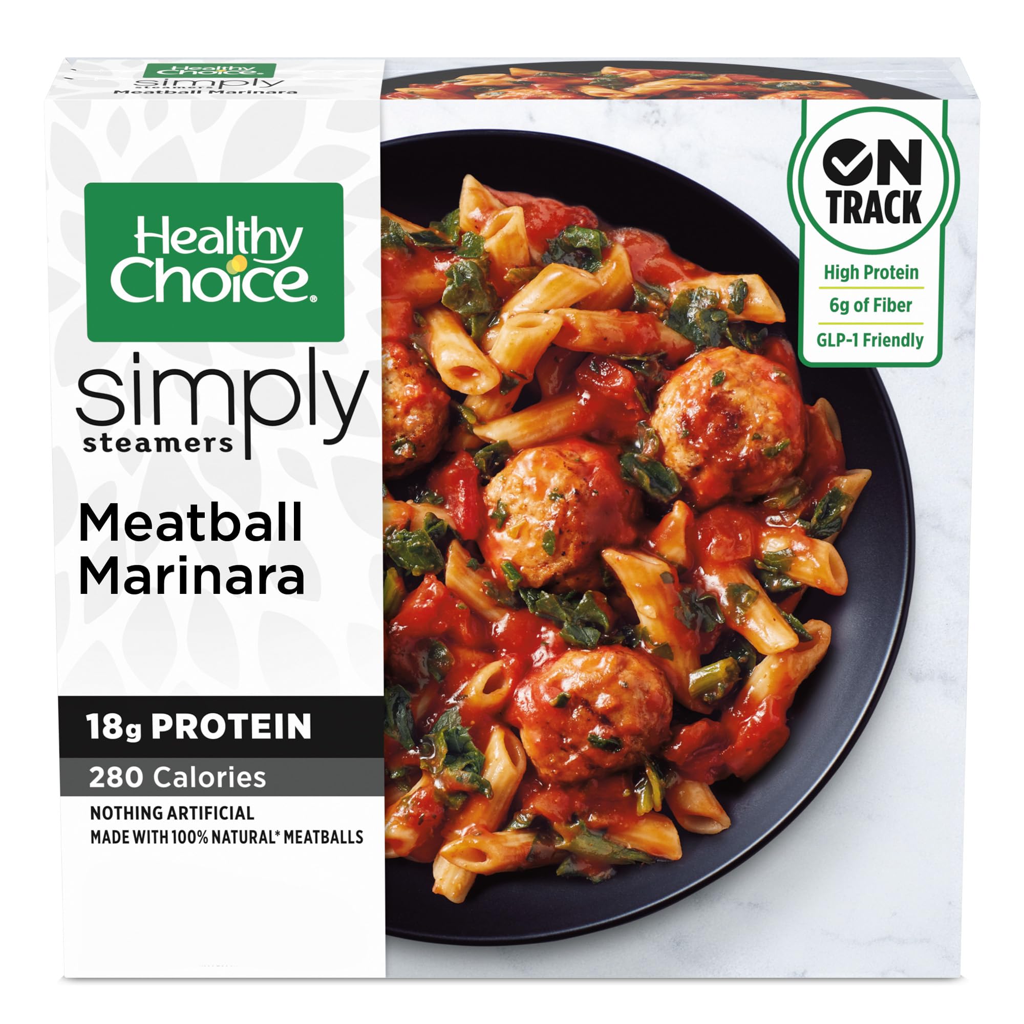 Healthy Choice Simply Steamers Meatball Marinara Frozen Meal, 10 oz.