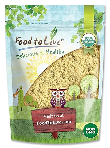Food to Live Organic Garbanzo Bean Flour, 1 Pound - Non-GMO Chickpea Flour, Stone Ground, Kosher, Vegan, Bulk, High in Protein and Fiber, Product