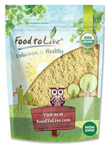 Food to Live Organic Garbanzo Bean Flour, 1 Pound - Non-GMO Chickpea Flour, Stone Ground, Kosher, Vegan, Bulk, High in Protein and Fiber, Product