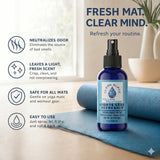 Clean Slate Sports Gear Refresher - Eliminates Odors at the Source, Breaks Down Sweat & Salt Buildup - For Hockey Gear, Football Pads, Cleats, Gloves