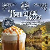 Ellis Coffee - Highlander Grogg - Flavored Single Serve Coffee Pods - For Use in Most K-cups and Keurig 2.0 Brewers - 24 Coffee Pods