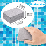 Pndeyo Pools Pumice Stone for Cleaning 2pcs, Pumice Stone for Pool Tile Toilet Bowl Bathtubs Kitchen Sink BBQ Grills Cleaning Calcium Remover Rust