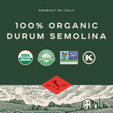 Bionaturae Spaghetti Pasta Noodles - Durum Semolina Pasta, Kosher, High Protein, Non-GMO, USDA Certified, Durum Semolina Spaghetti, Spaghetti Pasta