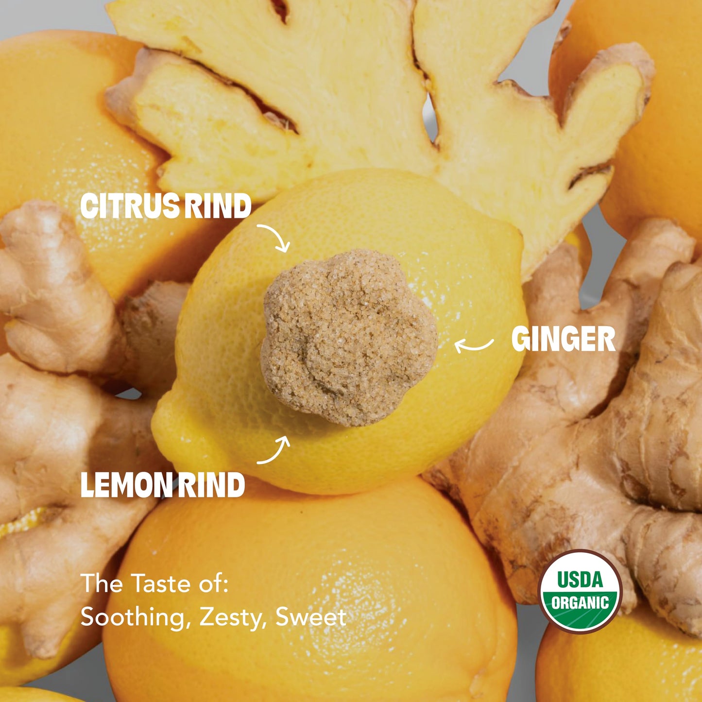 Tea Drops, Tea Citrus Ginger Organic 10 Count, 2.5 Ounce