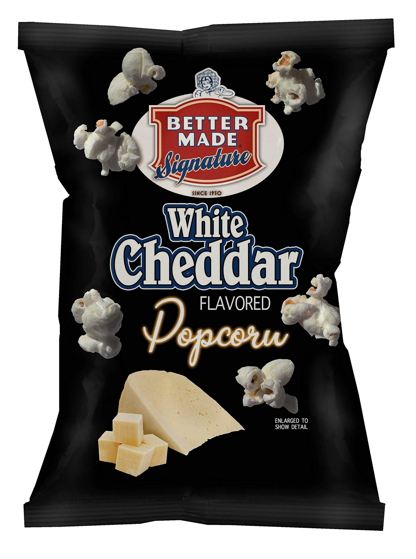 Better Made Special White Cheddar & Cheddar Cheese Popcorn Variety Pack (4) x 8oz (Pack of 4)