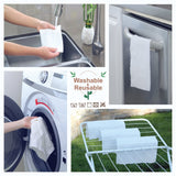 ANJIA® Jumbo Roll 40 Sheets/Roll Heavy Duty Reusable Bamboo Rayon Towels Great as Kitchen Towels, Dish Towels, Cleaning Rags, Shop Towels, and Swedish