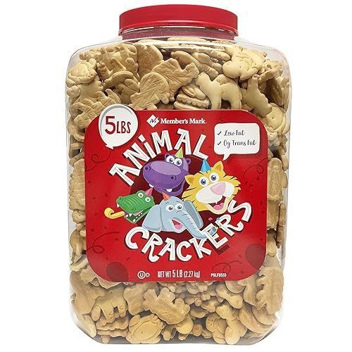 Member's Mark Animal Crackers, 5 lbs per Container, Pack of 4 (20 lbs Total)