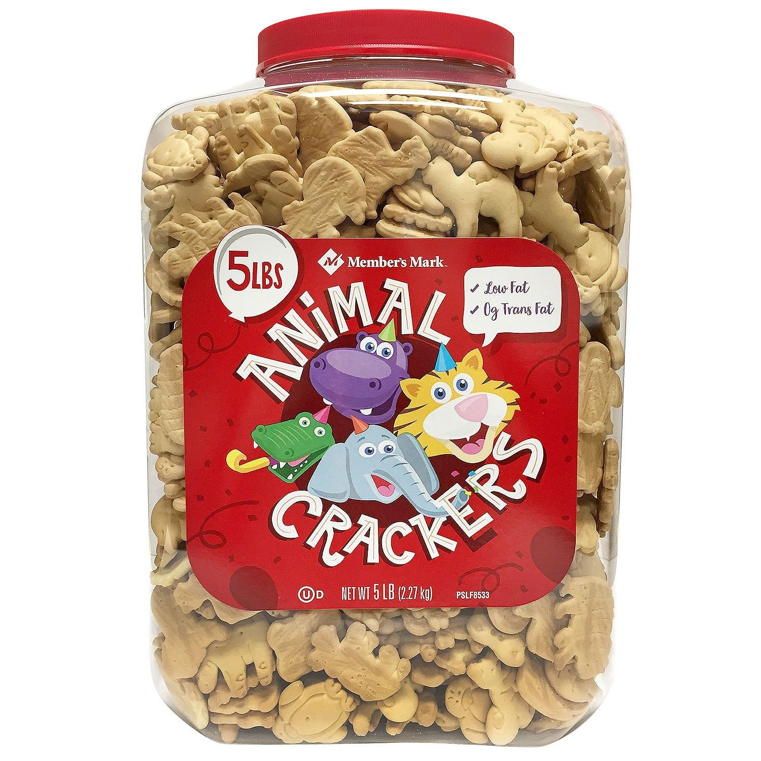 Member's Mark Animal Crackers, 5 lbs per Container, Pack of 4 (20 lbs Total)