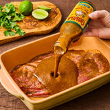 Cholula Marinade & Cooking Sauce, Carne Asada, For Carne Asada Tacos, Taco Salad, Steak Marinade and More, 12 fl oz