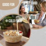 Trendables Clear Plastic Bowls - Disposable - 16 Oz - Large - Heavy Duty - 60 Count - Perfect For Weddings And Parties