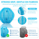 12 Pack Pet Hair Remover for Laundry, Reusable Dog & Cat Hair Catcher, Washer & Dryer Safe Laundry Balls, Anti-Tangle Design, Helps Remove Lint & Fur