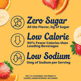 Crystal Light Drink Mix, 6 Pitcher Packets, for Flavorful Hydration and Shareable Refreshment, Strawberry Orange Banana artificial flavor, Zero Sugar