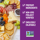 Milton's Craft Bakers Gourmet Crackers Variety Bundle (Multi-Grain, Everything, Crispy Sea Salt) - Non-GMO Project Verified, All Natural Ingredients