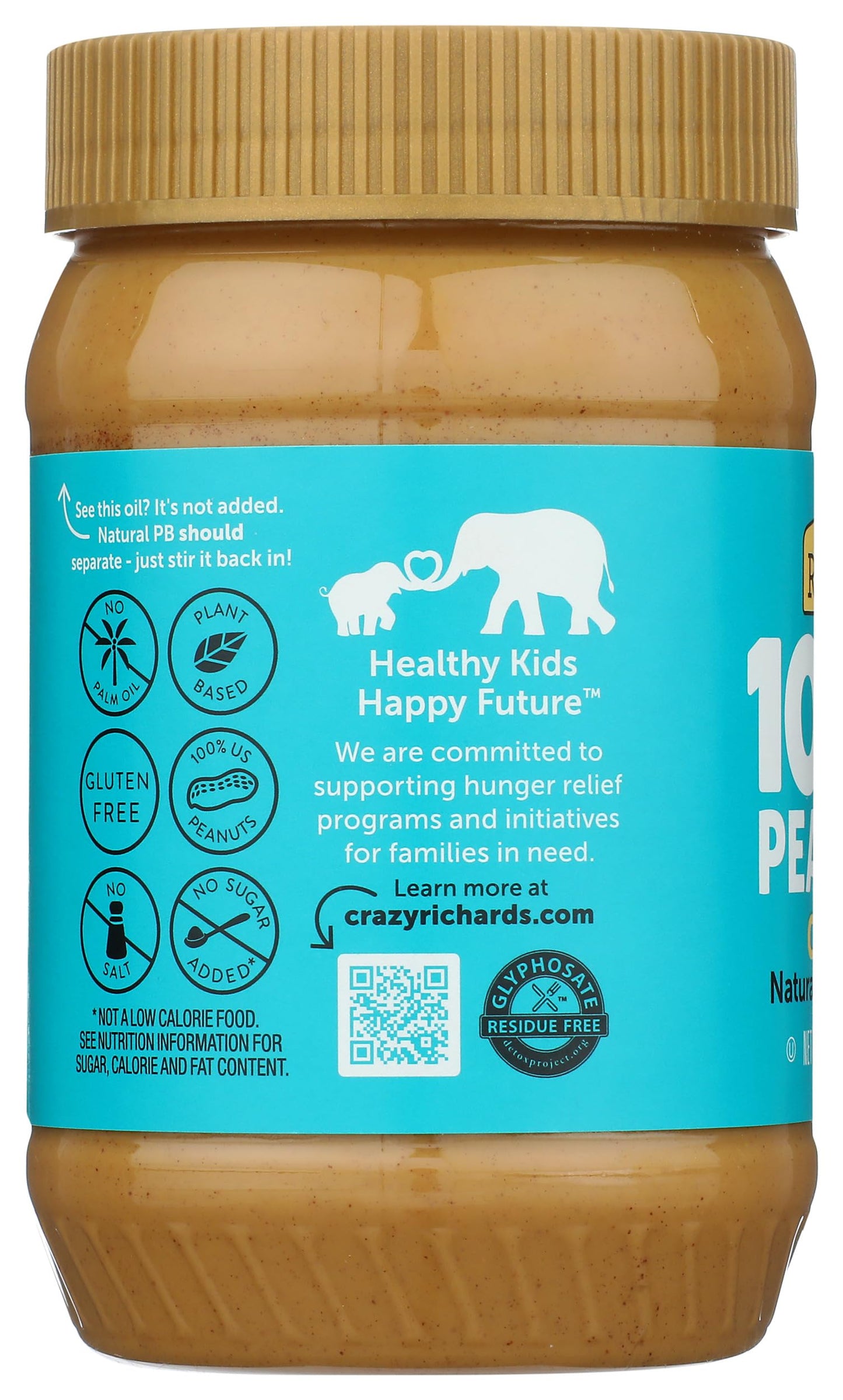 Crazy Richard's NUT_BUTTER (16 Ounce (Pack of 1), Creamy)