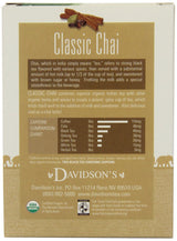 Davidson's Tea Assorted Chai Tea, 8-Count Tea Bags (Pack of 12)