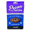 Pecan Nation Maple Flavored Roasted Sweet Pecan Pieces 4 oz., Natural, No preservatives, Antioxidant-Rich, Non-GMO, Healthy Nut Snack for Adults
