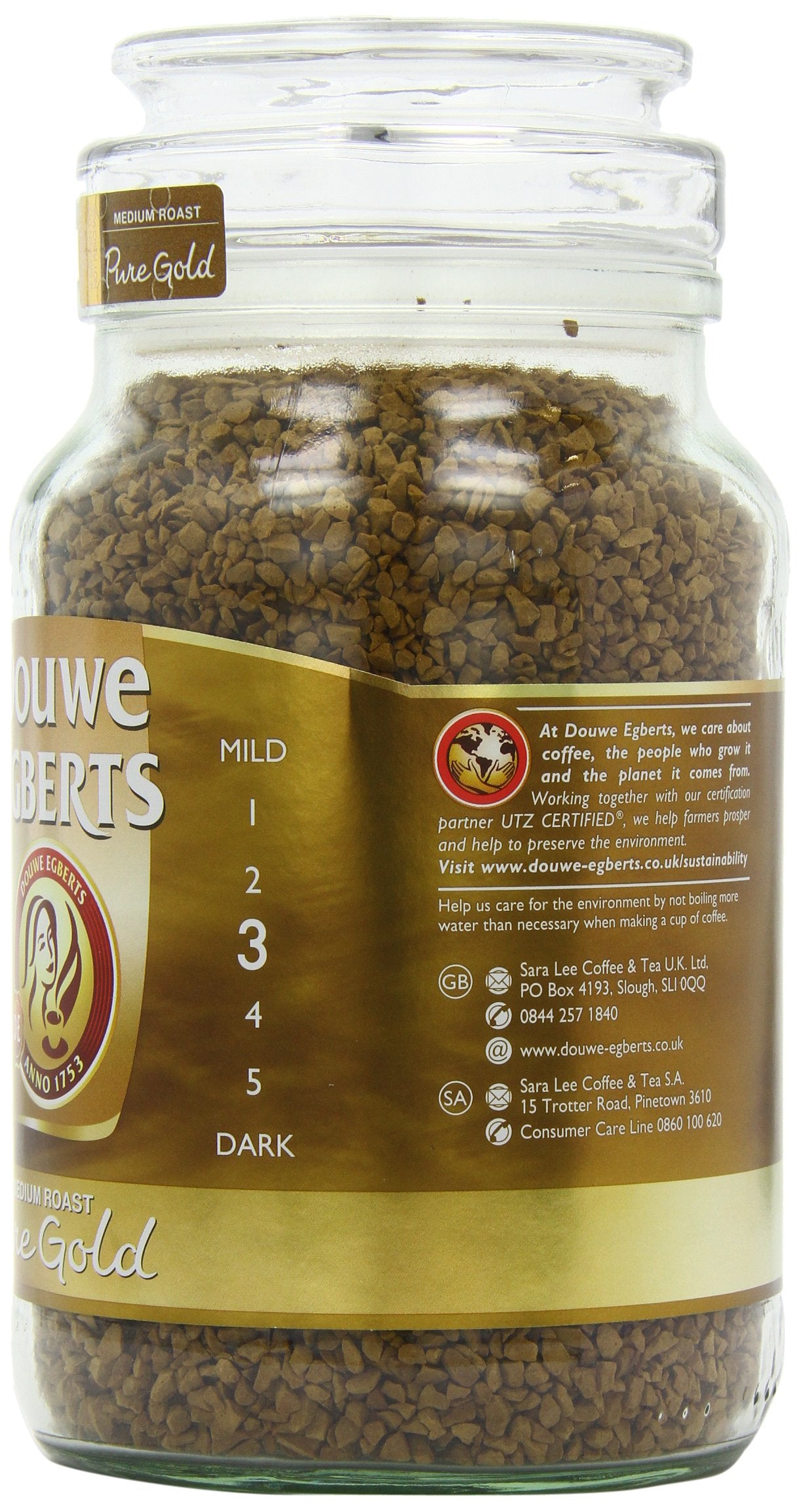 Douwe Egberts Pure Gold Instant Coffee 400g
