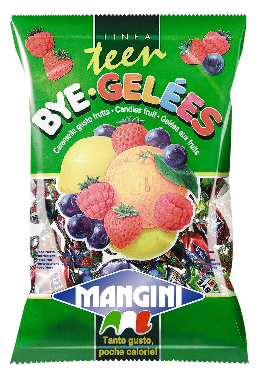 Italian Mini Fruit Jelly Candy (Bye Gele) 150g Bag (8 pcs)