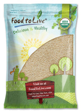 Food to Live Organic Hulled Sesame Seeds, 12 Pounds - Whole Raw White Sesame Seeds, Non-GMO, Kosher, Vegan, Unroasted, Bulk. High in Iron,