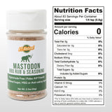KC Natural - Paleo AIP Seasoning and Salt Bundle (3 Pack) - Mastodon Rub (2.5 oz), Seasoned Sea Salt (2.5 oz), All Purpose Seasoning (2.5 oz)